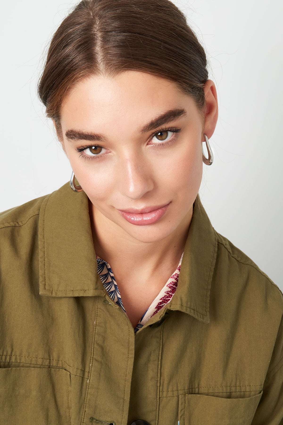 Earrings aesthetic drop - Silver Color color