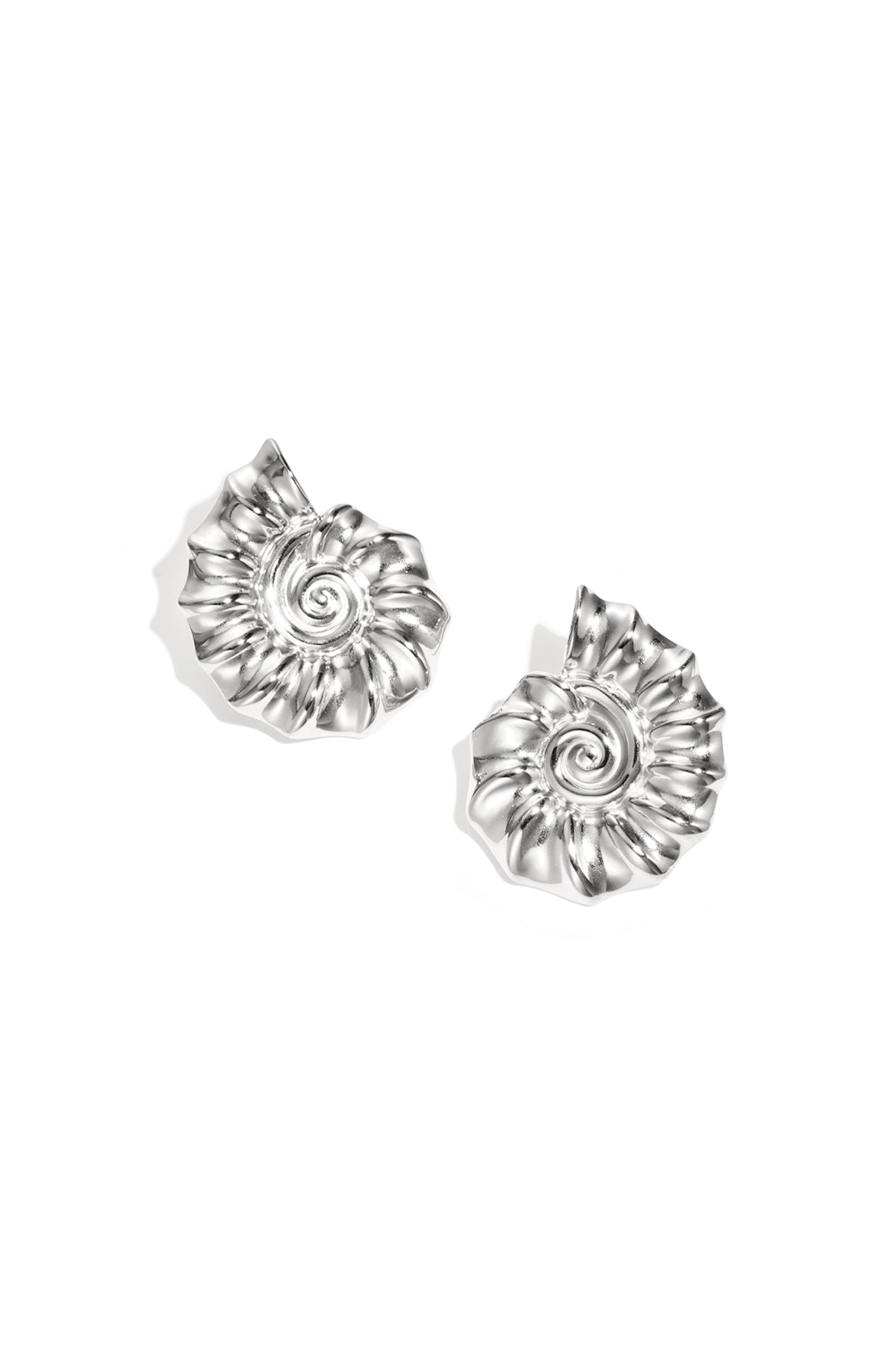 Stainless Steel Stud Earrings shell Casual Daily Simple Series Women's jewelry