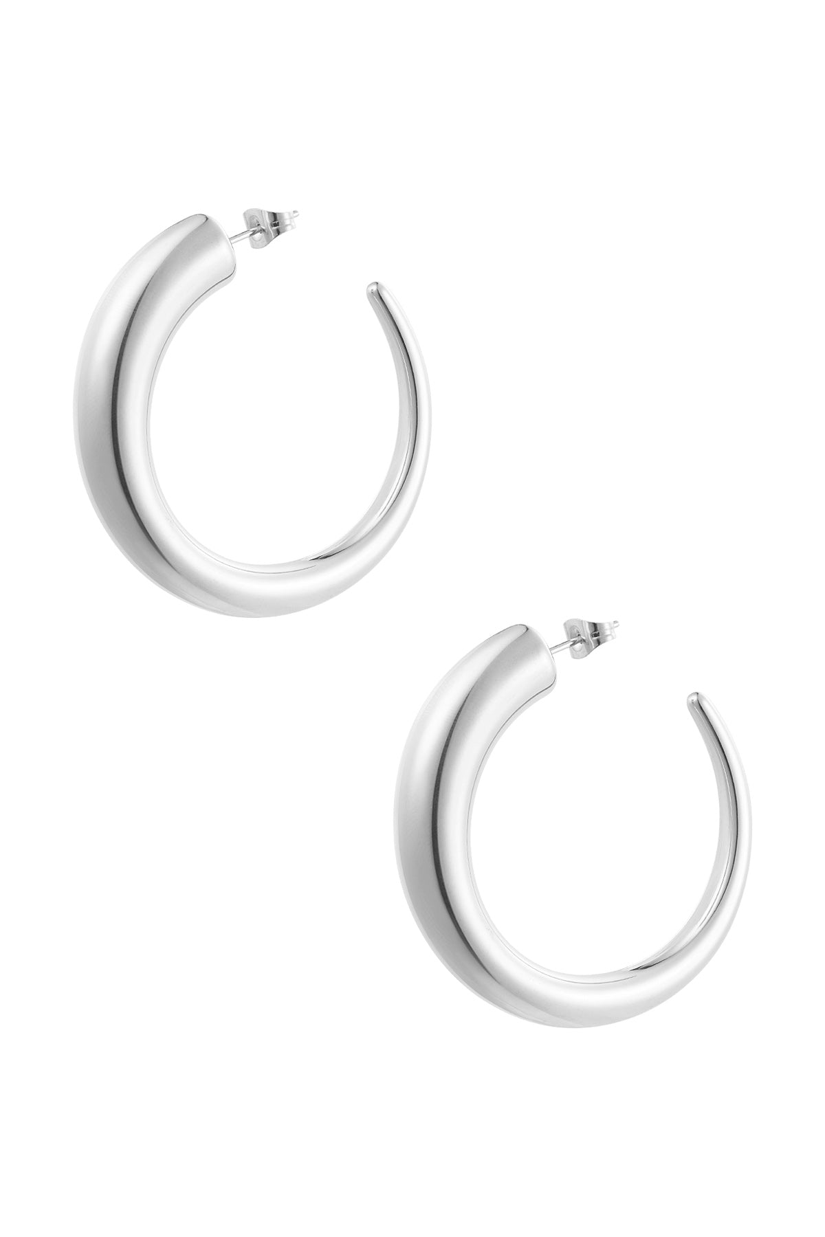 earrings round matte