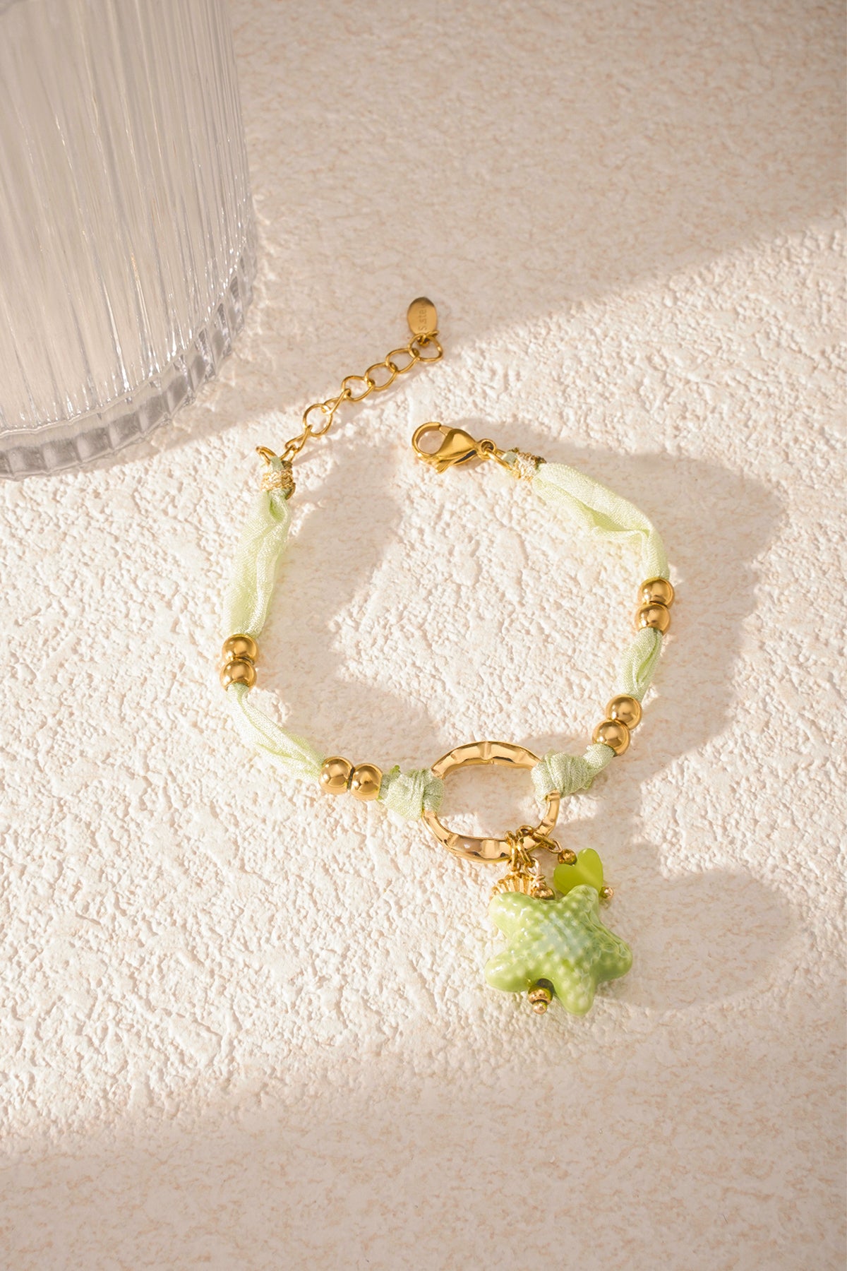 starry bracelet - green &