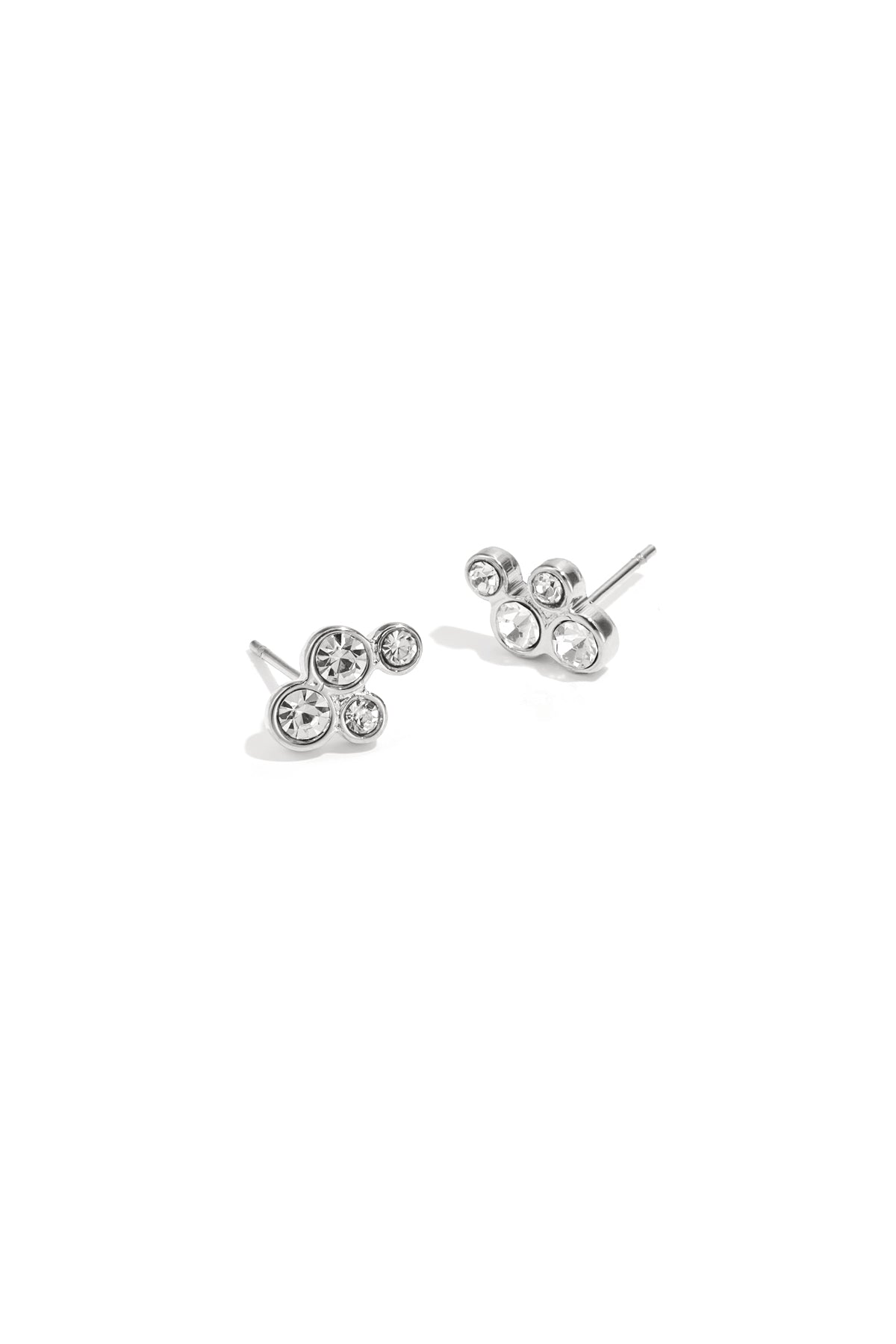 Stainless Steel Stud Earrings Polka Dots Simple Daily Simple Series Women's jewelry
