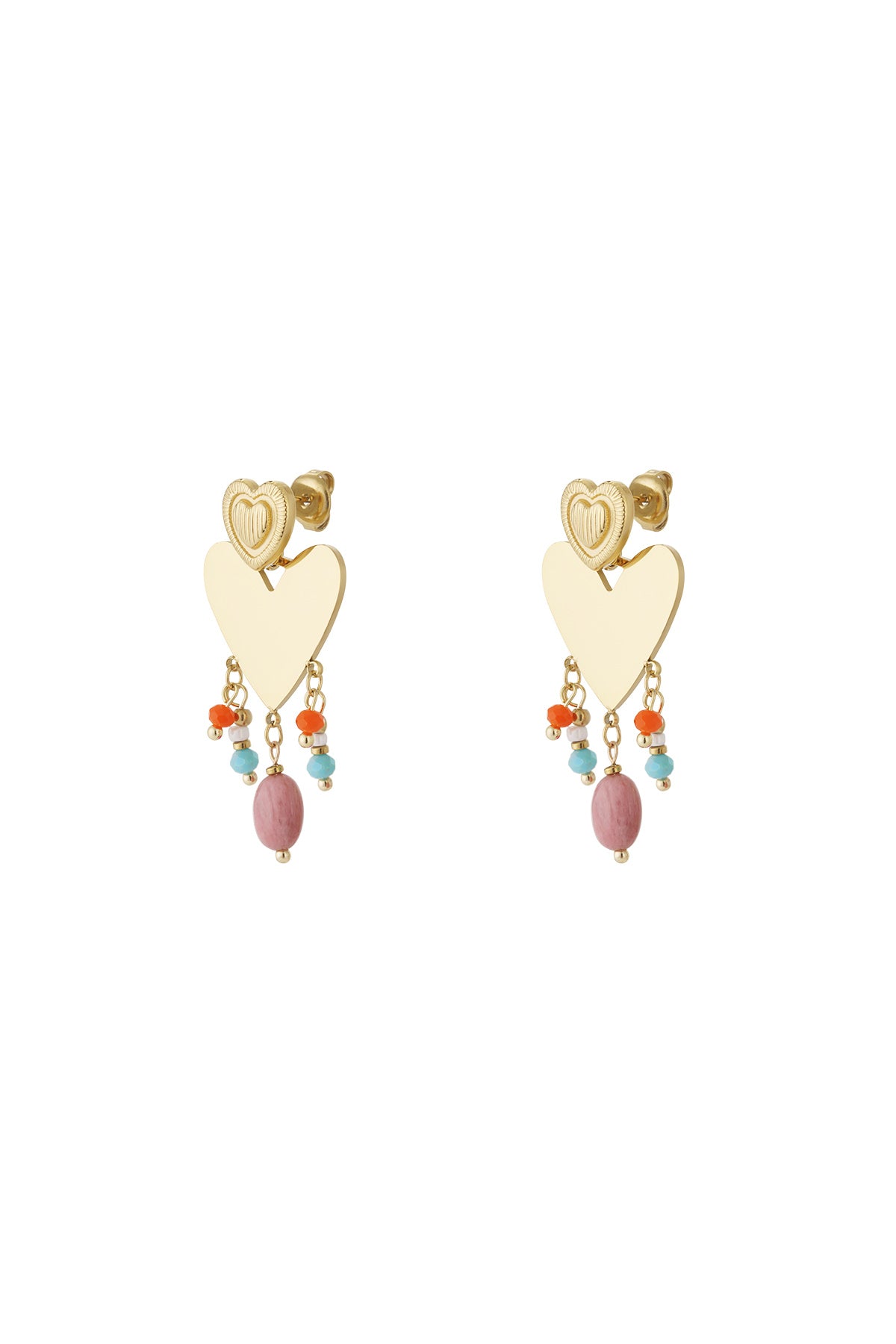 Heart drop Earrings