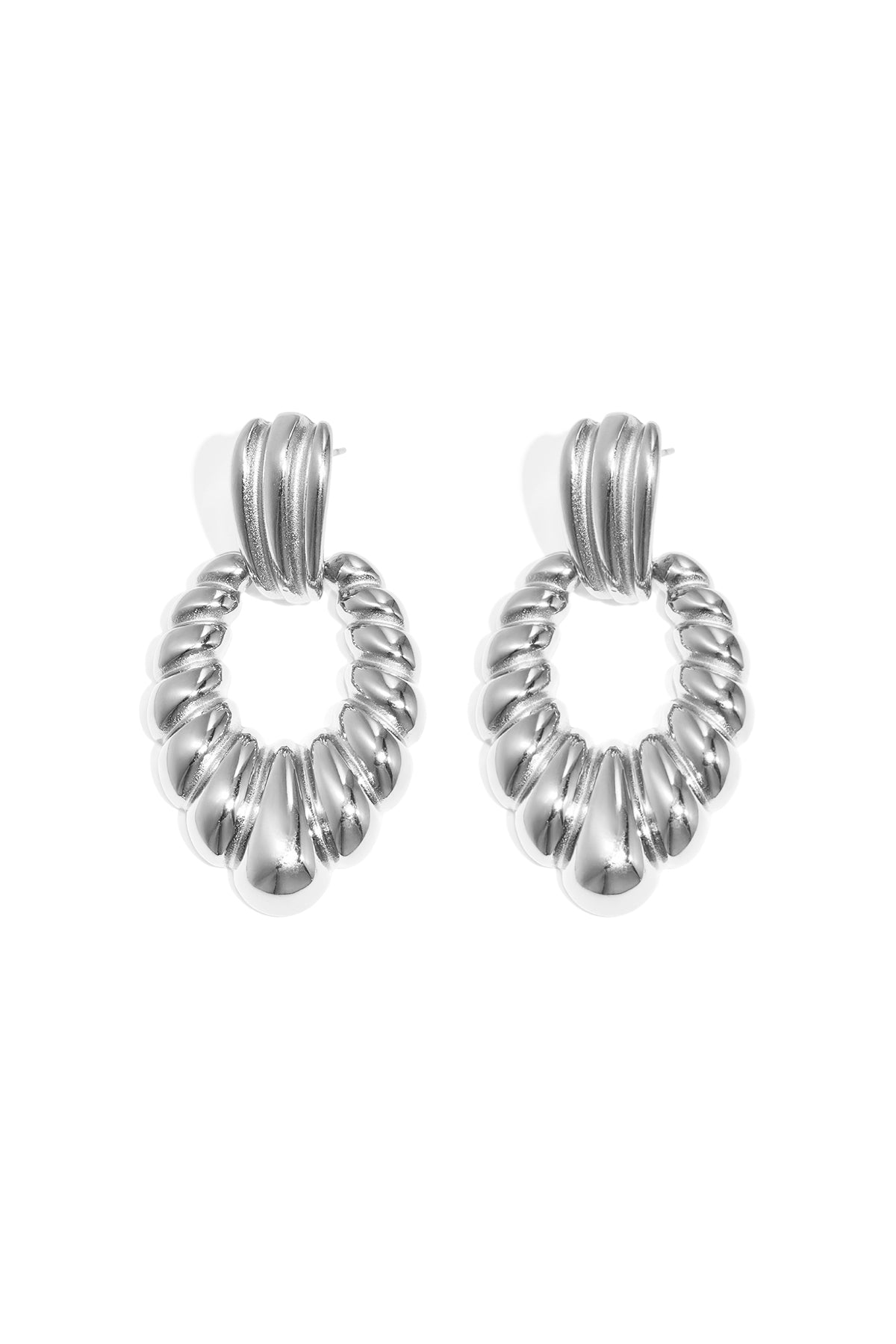 Stainless Steel Drop Earrings irregular shape Casual Daily Simple Series Women's jewelry