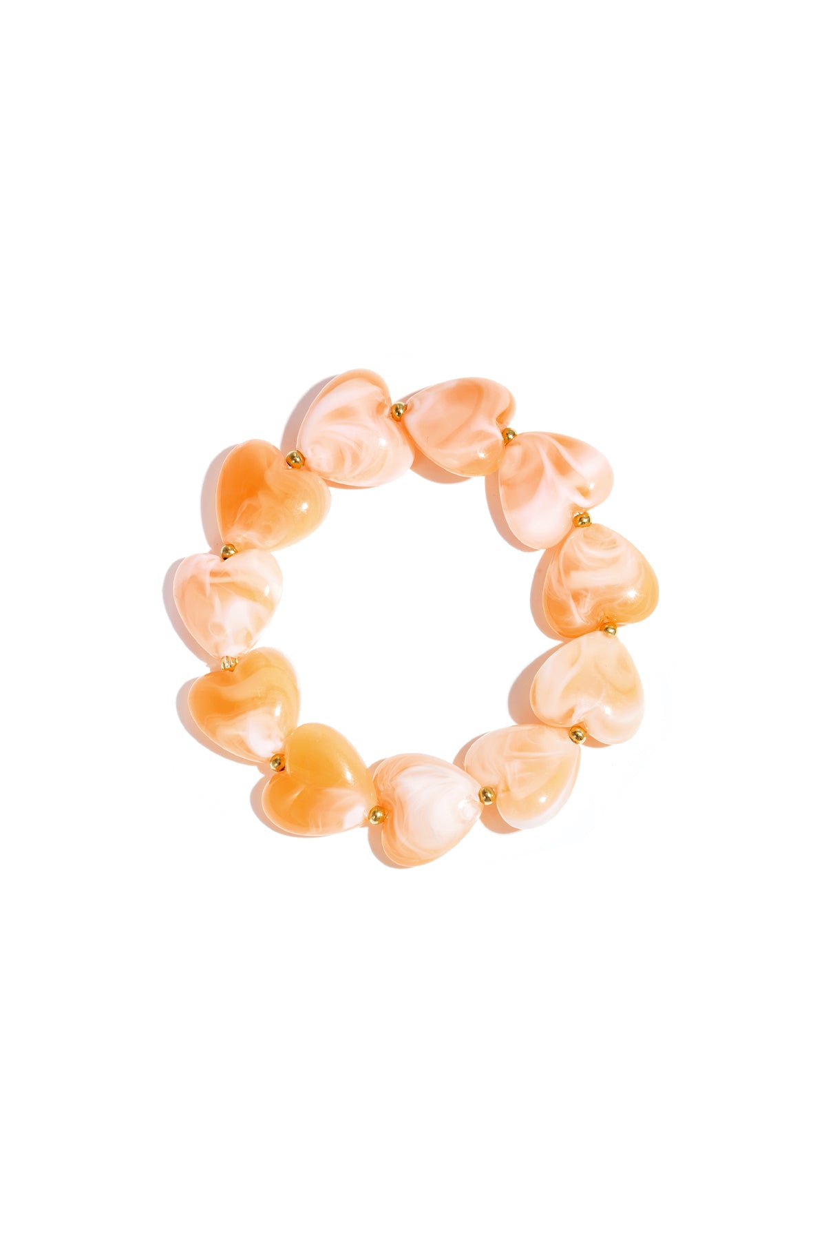 Acrylic Beaded Bracelets Heart Casual Daily Simple Series Women's jewelry
