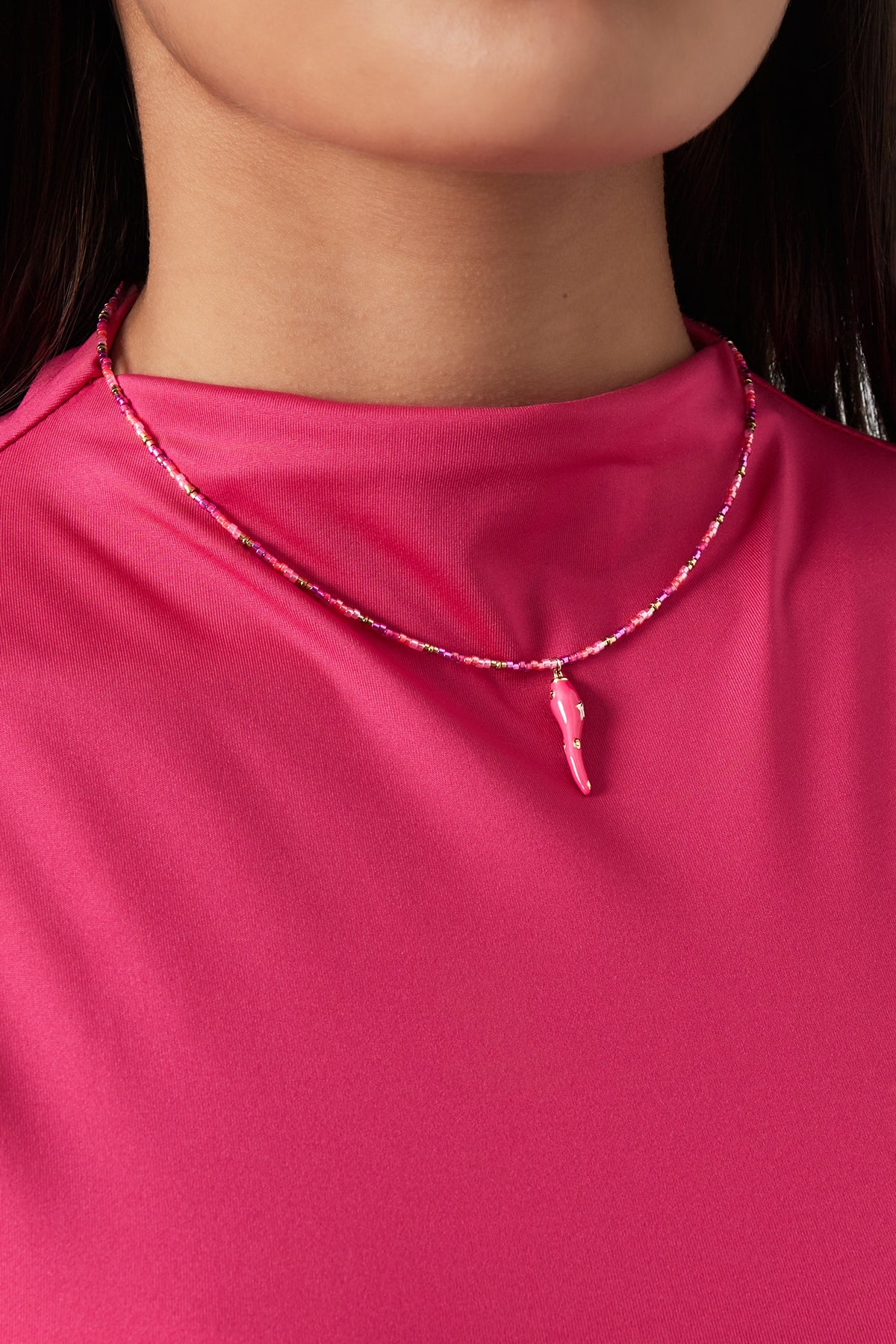 Hot pepper necklace
