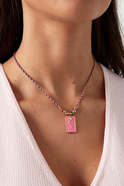 Necklace roses & roll
