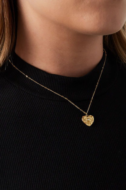 true heart necklace