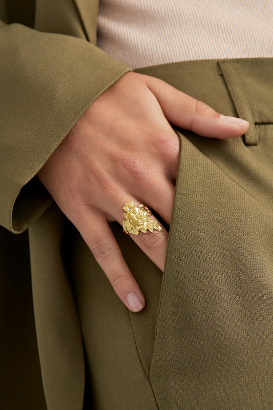 abstract texture ring