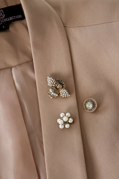 brooches trio busy bee