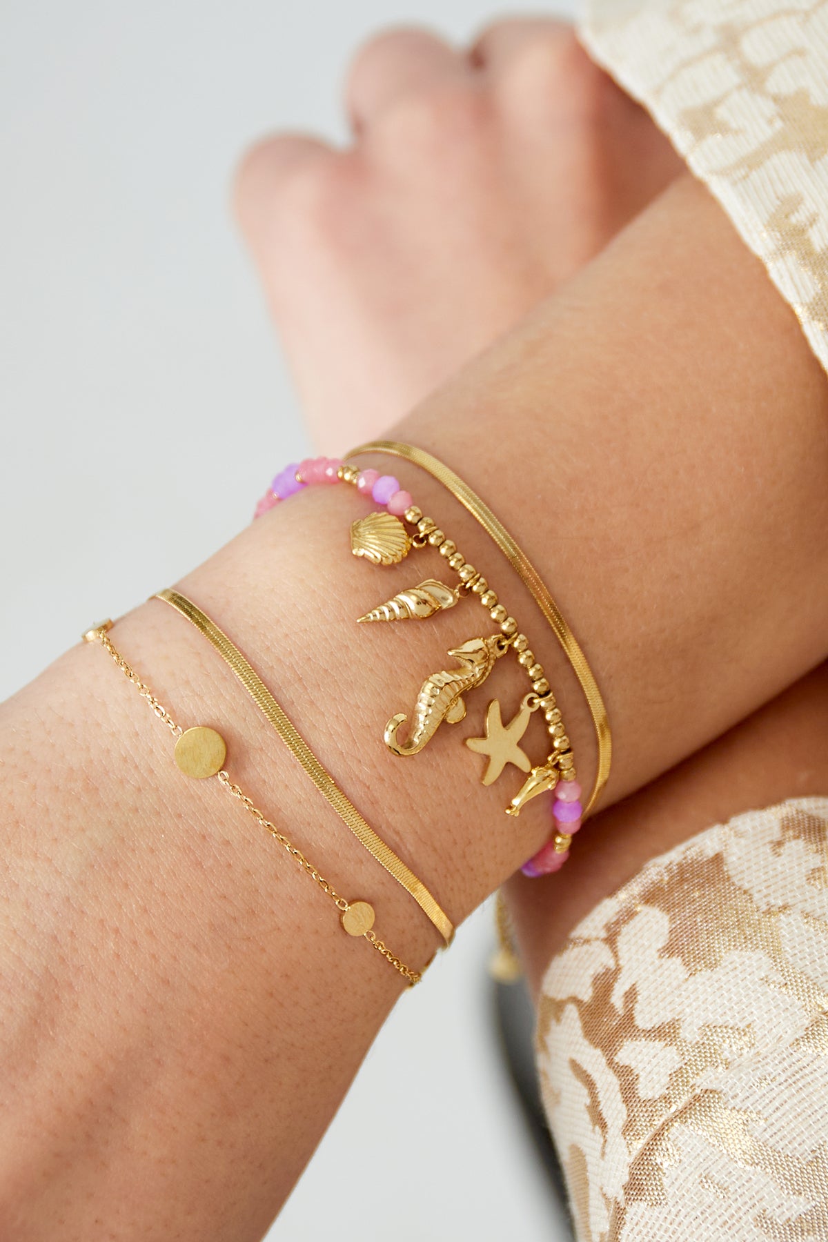 double coin bracelet