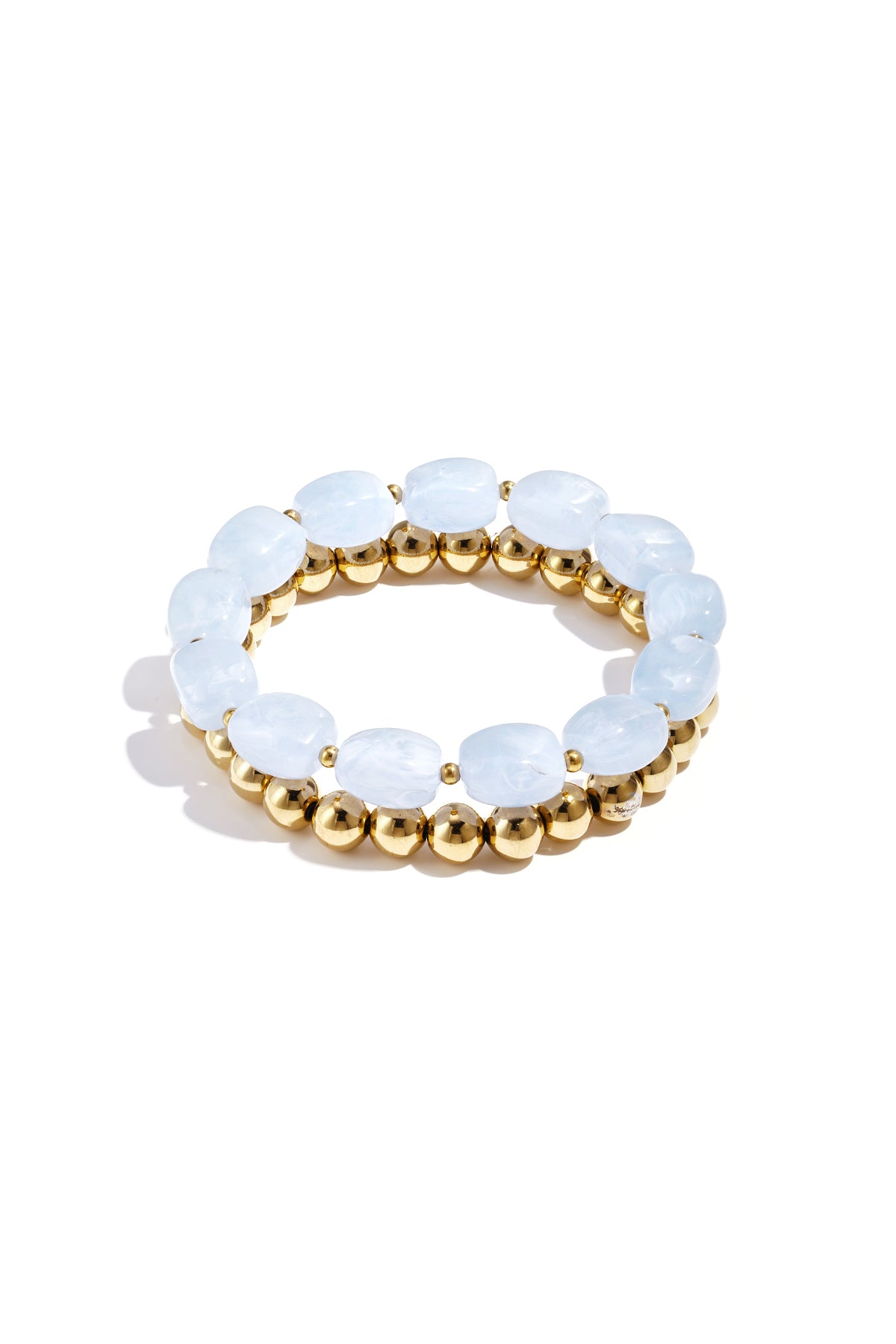 Stainless Steel Beaded Bracelets Beads Casual Daily Simple Series Women's jewelry