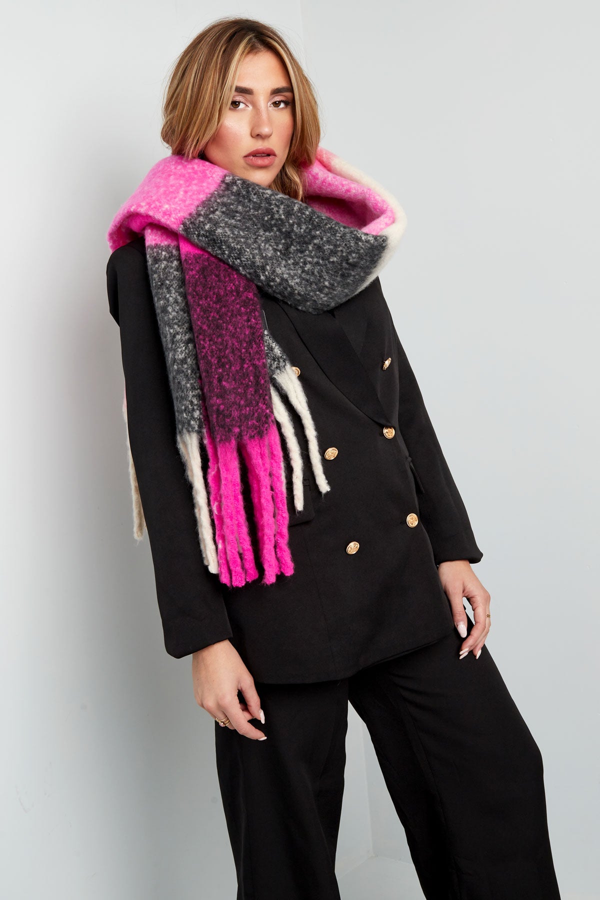 Scarf ombre multi