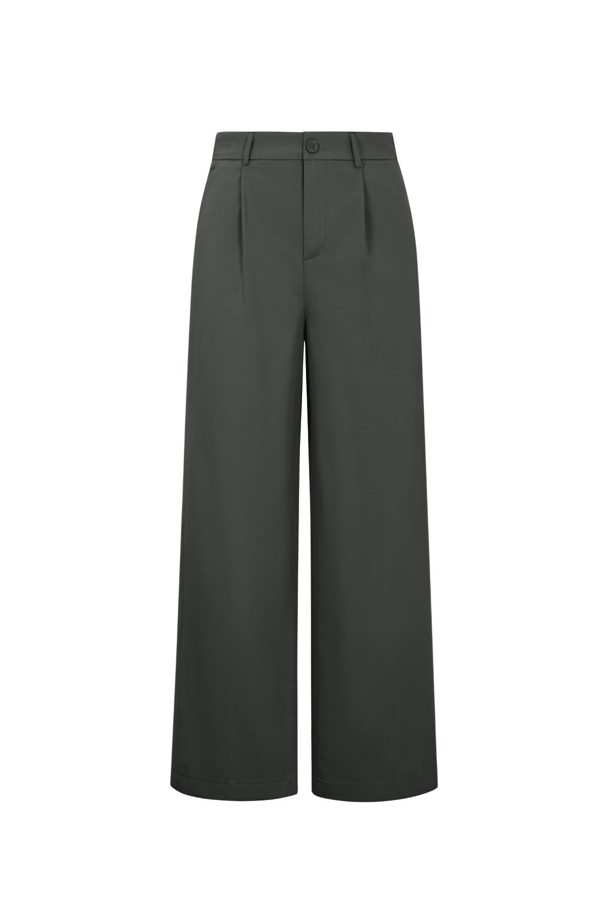 Woven Polyester Fiber Women's Straight Leg Pants Casual Fall/Winter