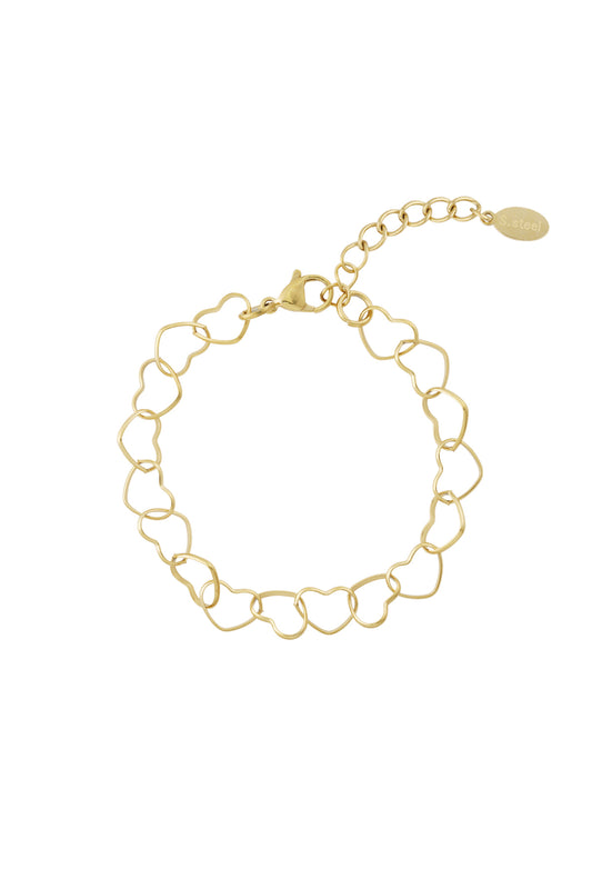   Chain Bracelets Heart Daily Daily Simple Series Women's jewelry