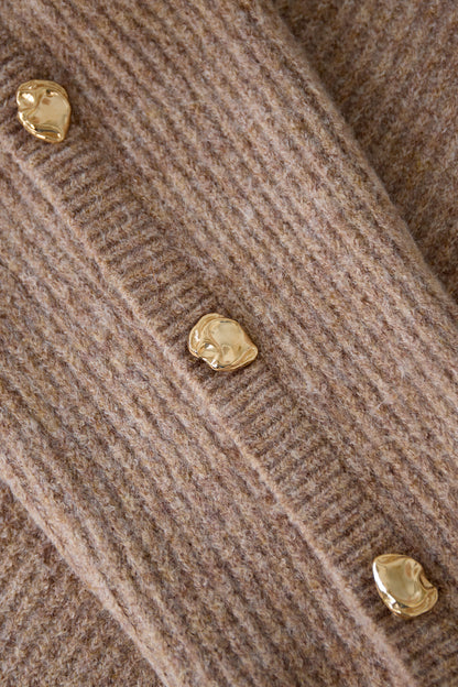 Knitted Polyester Fiber Women's Turtleneck Sweater Casual Solid Color