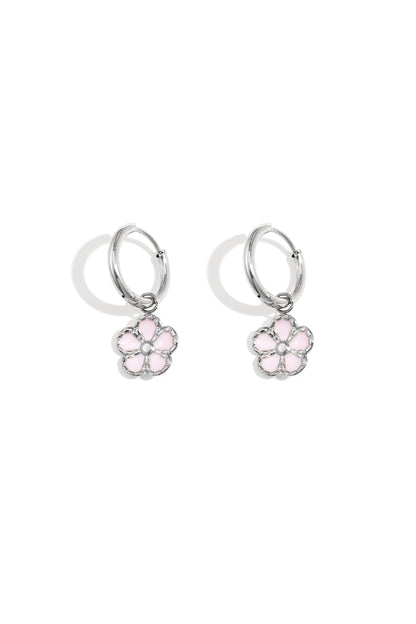 earrings flower cuteness
