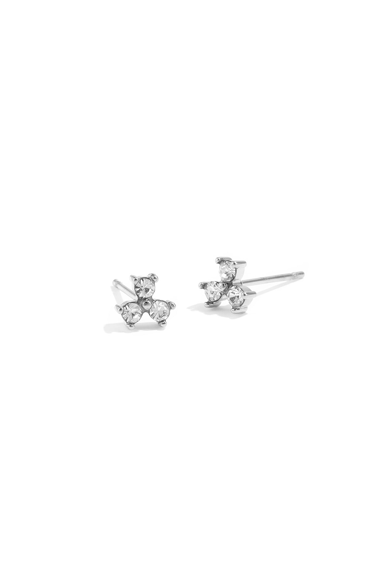 Stainless Steel Stud Earrings Polka Dots Simple Daily Simple Series Women's jewelry