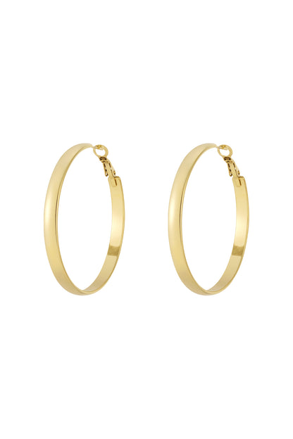 Basic Hoop earrings thick M