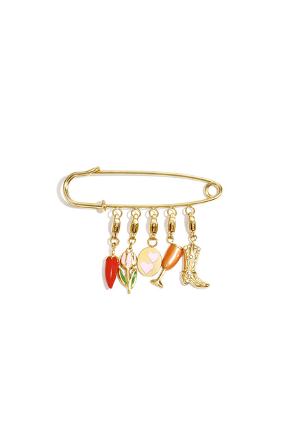 Stainless Steel Brooches lines Casual Daily Simple Series Women's jewelry