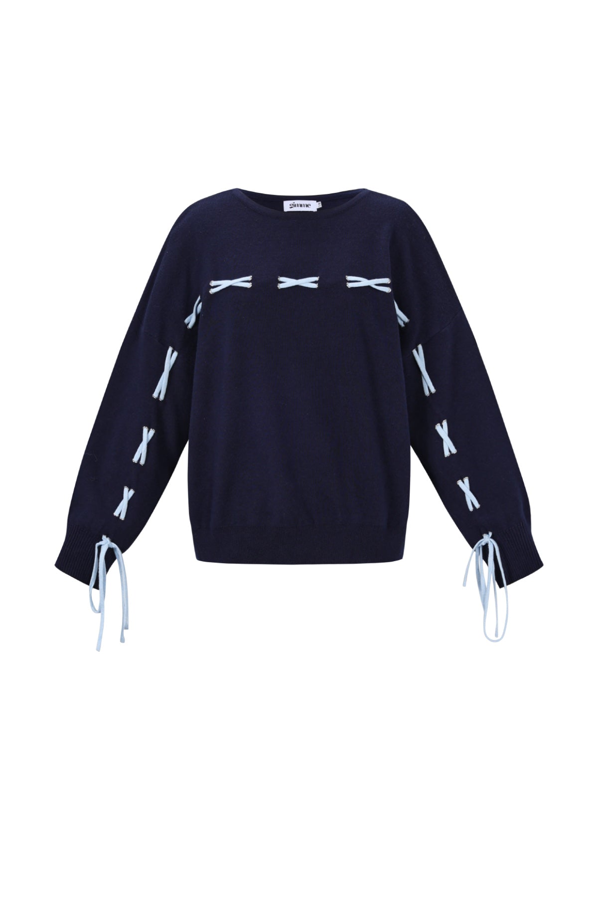 Knitted Viscose Women's Sweater Casual Color Clash