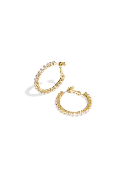 Copper Hoop Earrings Geometric Elegant Christmas Luxurious Series Women's jewelry