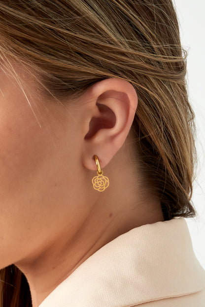 Roses earrings