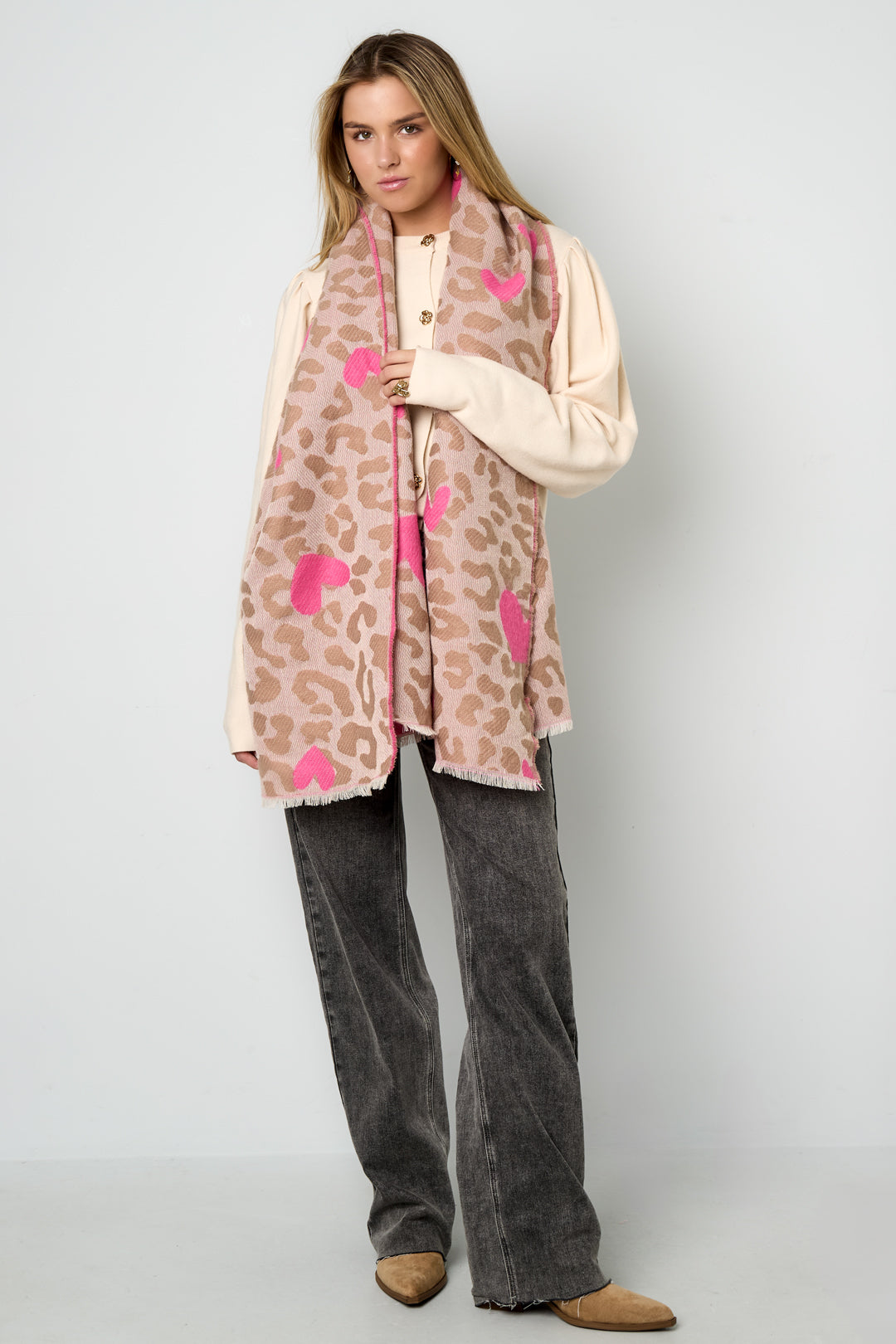 Leopard love scarf