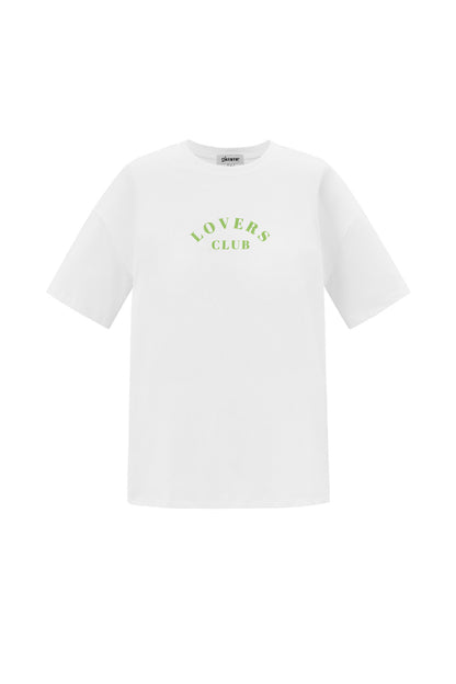 Cotton Women's T-shirt Casual Letters