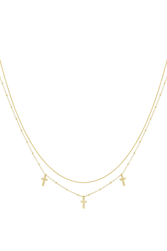  Layered Necklaces Cross Casual Daily Simple Series Women's jewelry