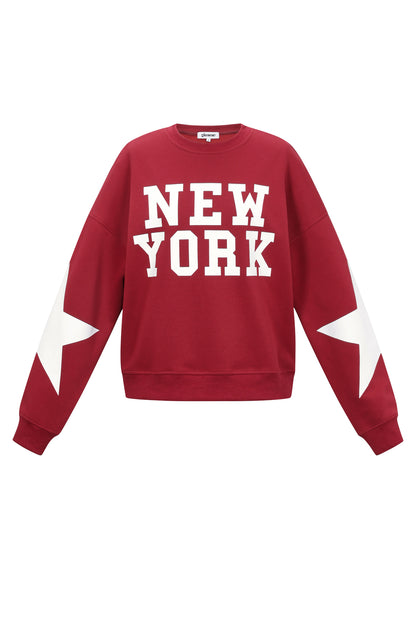 New York sweater with star