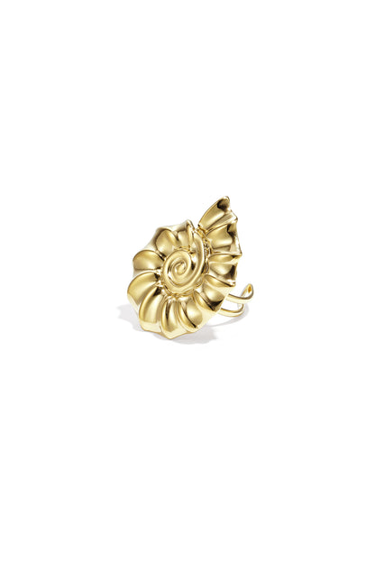 Stainless Steel Statement Rings shell Casual Holiday/Beach Simple Series Women's jewelry