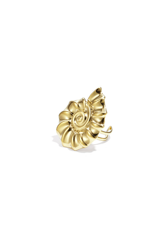 Stainless Steel Statement Rings shell Casual Holiday/Beach Simple Series Women's jewelry