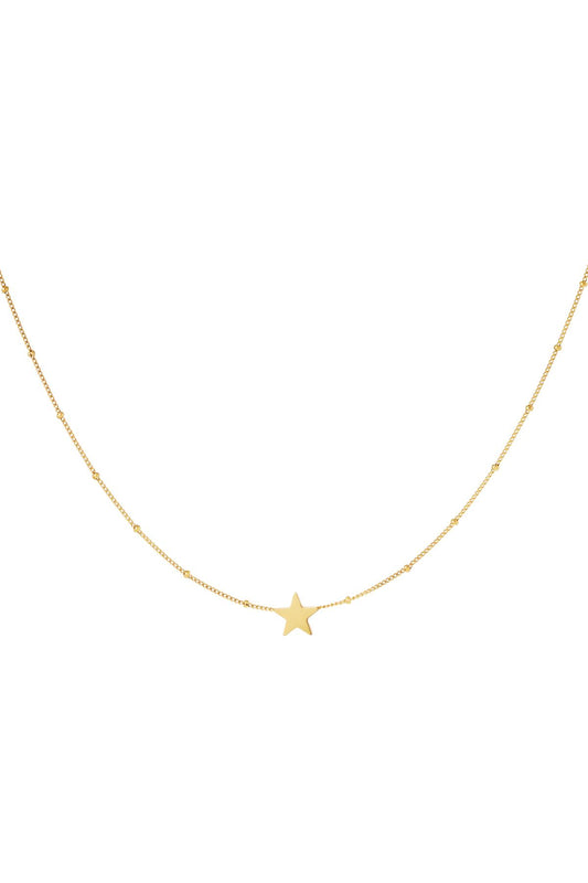 stainless steel necklace star 