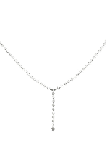 stainless steel y-chain necklace