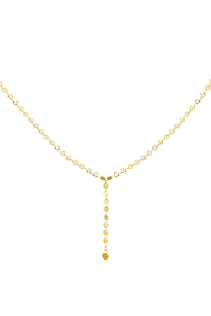 stainless steel y-chain necklace