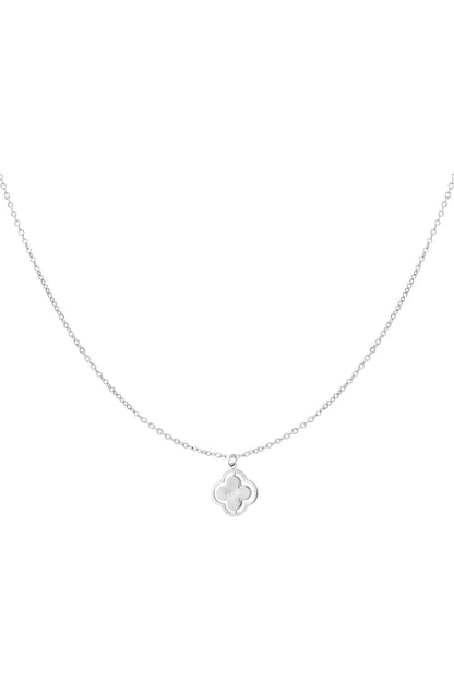 double clover necklace