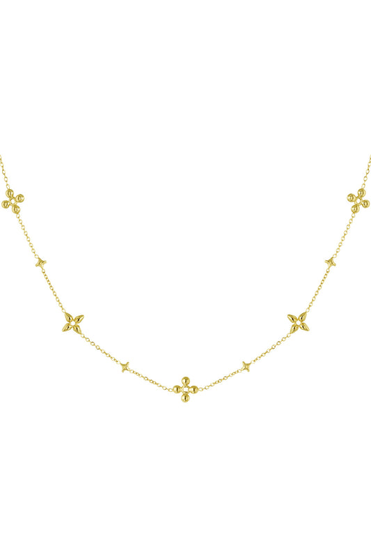 flower party necklace