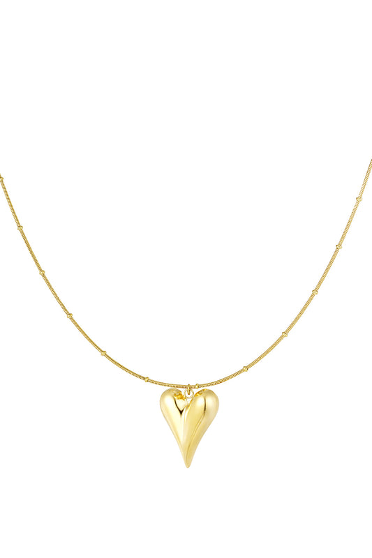ball chain with iconic heart large