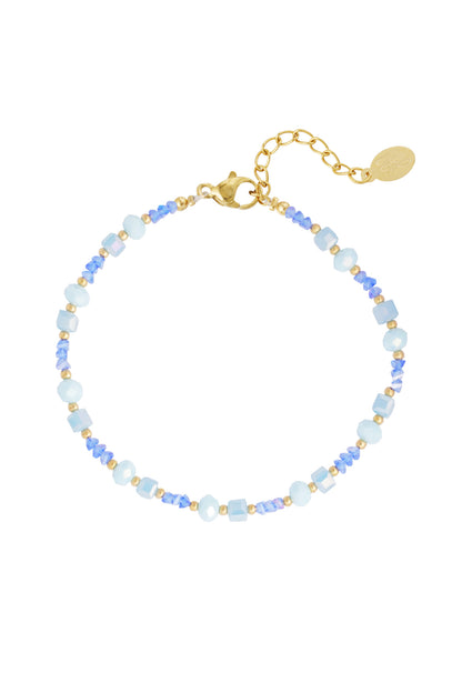 Beach vibe anklet - green/Gold color