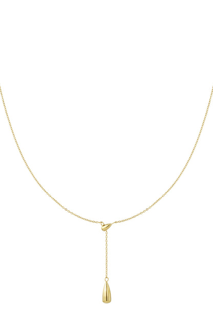 necklace with drop charm