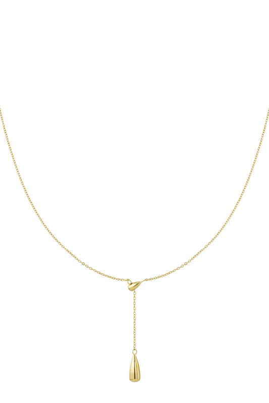 necklace with drop charm