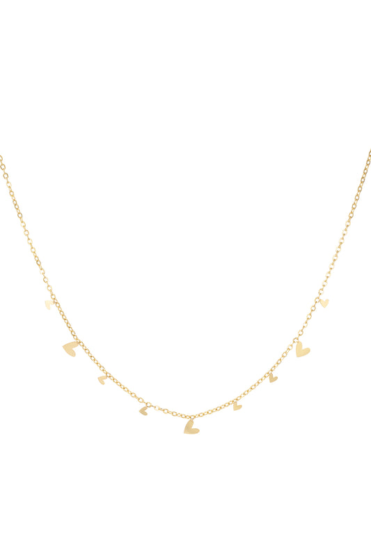 necklace all over hearts