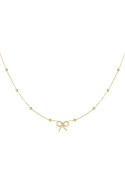 necklace bow basic