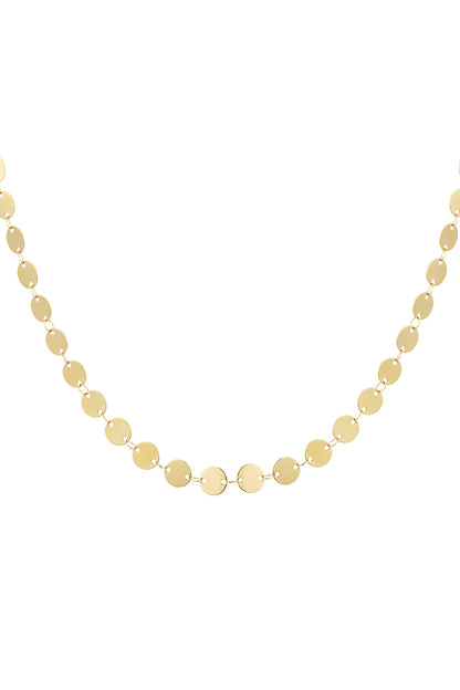 simple coin necklace