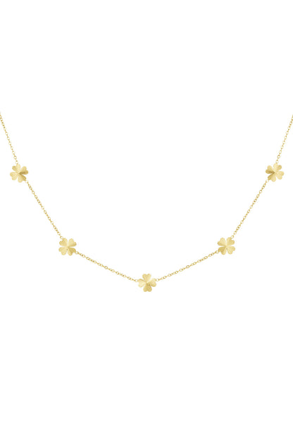 leafy luck necklace