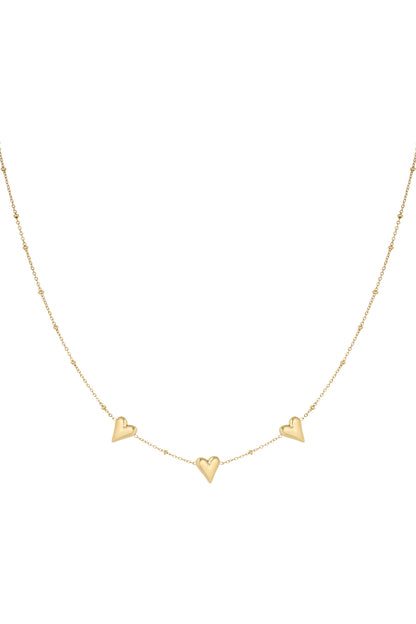 triple love necklace