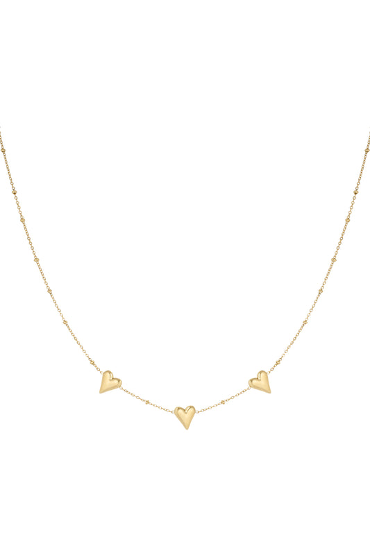 triple love necklace