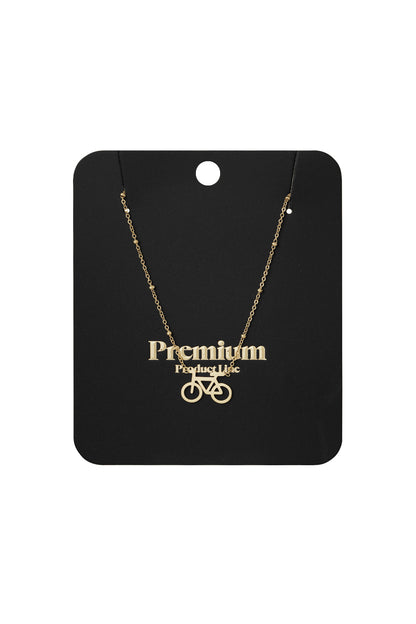 cycle chic necklace