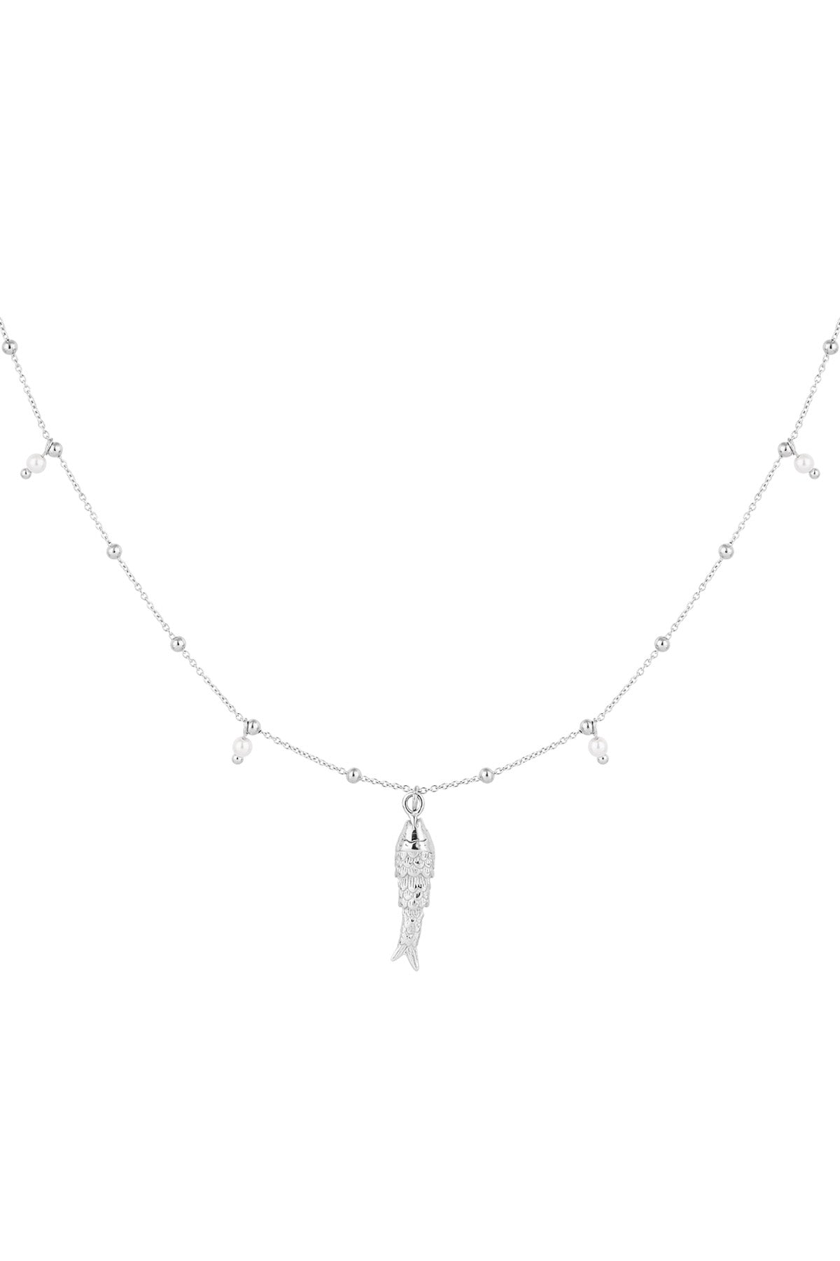 basic necklace with fish