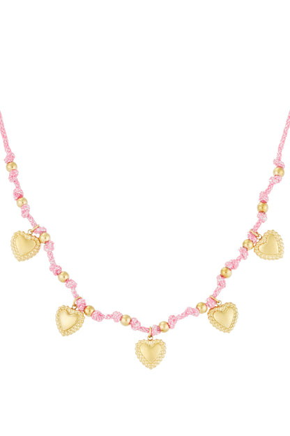 Cozy hearts necklace
